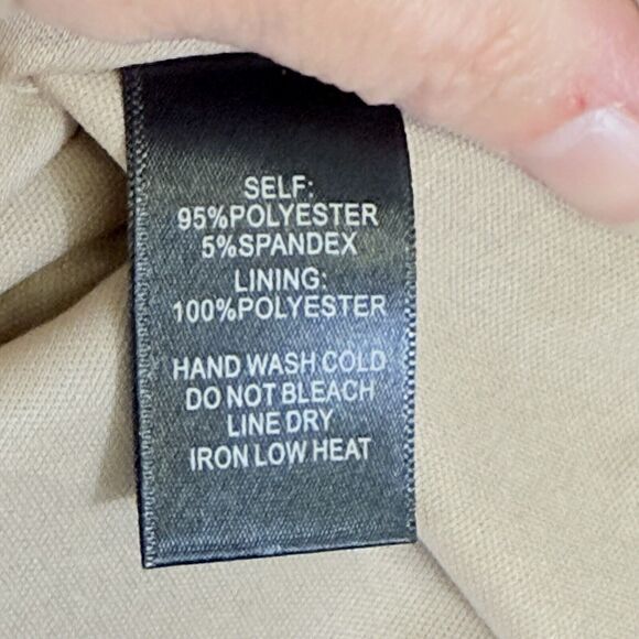 Lulus Keeps Getting Better Gold Sparkle Strappy Skater Mini Dress Women's Small - Picture 8 of 9